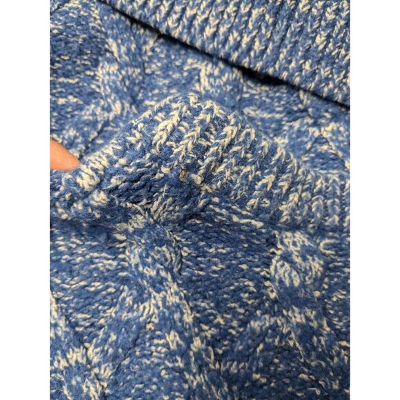 Abercrombie & Fitch Cable Knit Sweater Women Size S Fisherman Heritage Academia - Picture 3 of 11